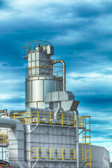 a factory of something like a robot