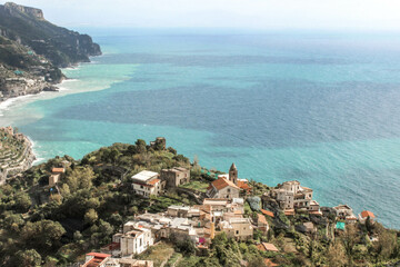 Fototapeta na wymiar View of the Amalfi Coast from Ravello
