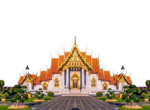 Marble Temple of Bangkok, Thailand, Wat Benchamabophit, Bangkok, Amazing Thailand Tourist attractions in Marble Temple