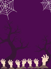 halloween background with bats