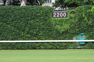 the landscape of Happy Valley Racecourse, hk 10 July 2011