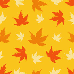 Fototapeta premium Fall colorful seamless pattern