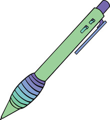 Pen School Stationery Illustration
