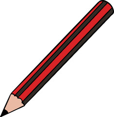 Stationery Pencil Illustration
