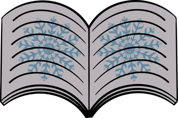 Book Stationery. School Book stationery Illustration
