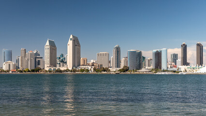 Fototapeta na wymiar San Diego City Skyline