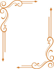 classic vintage carved ornament element design