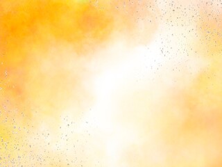 キラキラを散りばめた綺麗なオレンジの背景イラスト素材