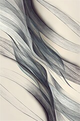 Modern, abstract gray gradient background design with several lines folded over a cream background.