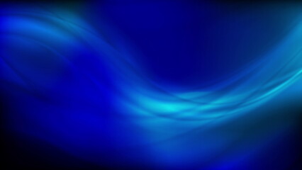 Dark blue smooth blurred waves abstract background
