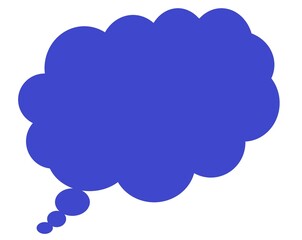 blue speech bubble