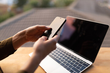 Caucasian woman spending time at home self isolating and social distancing in quarantine lockdown du