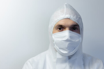 Fototapeta na wymiar Healthcare worker during coronavirus covid19 pandemic