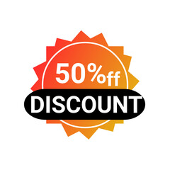 50% off business discount icon png