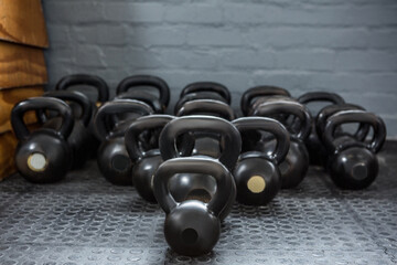 Kettlebells in the studio