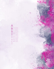 Abstract watercolor textured background. Design for your date, postcard, banner, logo.