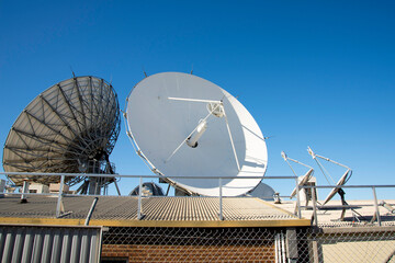 Telecommunications Satellite Dishes for Media Networks