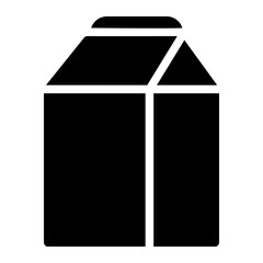 milk glyph icon