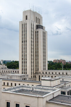 Historic Tower At Walter Reed National Military Medical Center - Bethesda, Maryland [Washington, DC Metropolitan Area - USA]