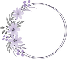 elegant flower wreath