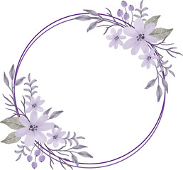 elegant flower wreath