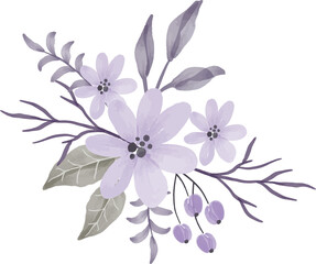 soft color flower arrangement