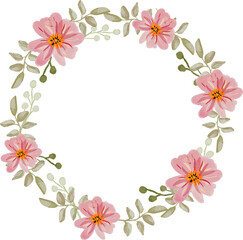 Fototapeta na wymiar cute flower wreath decoration