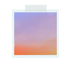 Vanilla Sky Background with frame.