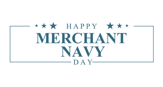 Merchant Navy Day. Holiday concept. Template for background, banner, card, poster, t-shirt with text inscription