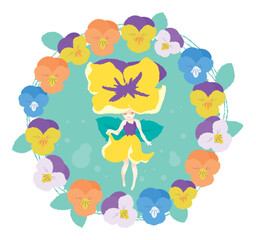 パンジーの妖精