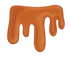 caramel icon realistic