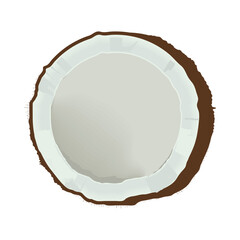 coconut icon isolated