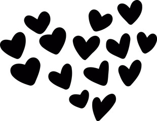 Hand drawn heart illustration 