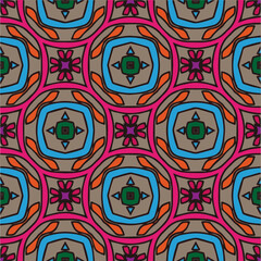 Abstract ethnic rug ornamental seamless pattern.Perfect for fashion, textile design, cute themed fabric, on wall paper, wrapping paper, fabrics and home decor.