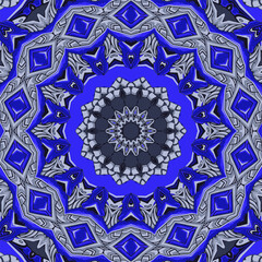 Decorative background with a circular pattern