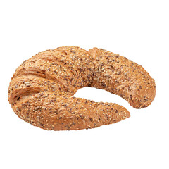 png Isolated rogal oat crescent shape yeast roll