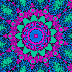 Abstract geometric tiled vector seamless boho ethnic pattern ornamental