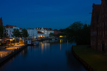 night over river trave