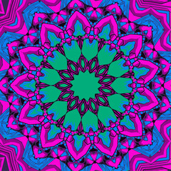 Abstract kaleidoscope background. multicolor mosaic texture, beautiful kaleidoscope creative design