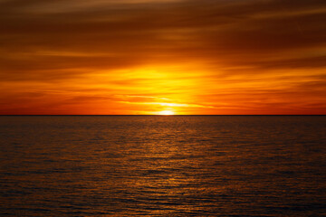 Obraz premium AMANECER MAR DE CORTEZ