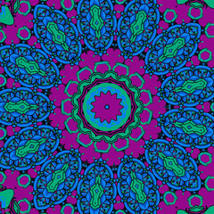 Abstract Tribal vintage ethnic seamless pattern ornamental