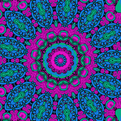 Abstract Tribal vintage ethnic seamless pattern ornamental