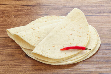 Mexican Tortilla circle bread for cooking