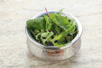 Vegetarian mix green vitamin salad