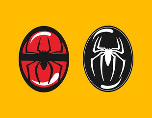 Spider Symbol logo icon set. Can be pasted and edited as needed. eps 10 vector illustration