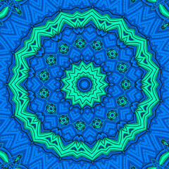 Abstract kaleidoscope background Beautiful kaleidoscope seamless pattern