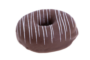 chocolate donut isolated
