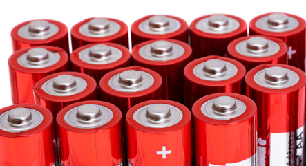 AA batteries isolated