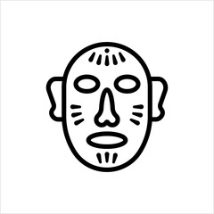 Mask Icon, Face Mask Icon, Traditional Mask