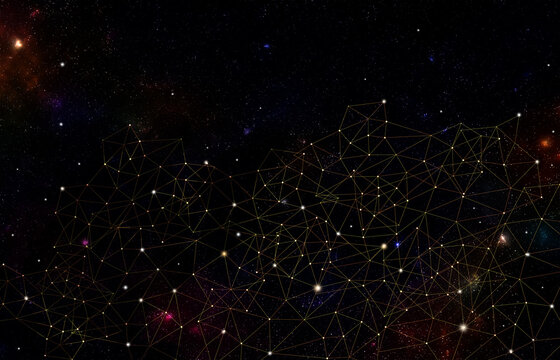 abstract plexsus technology background